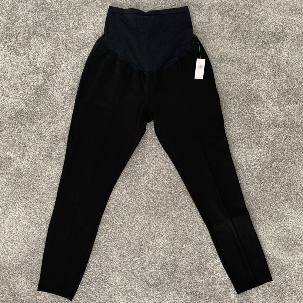 ON Maternity Stevie Full-Panel Ponte-Knit Pants